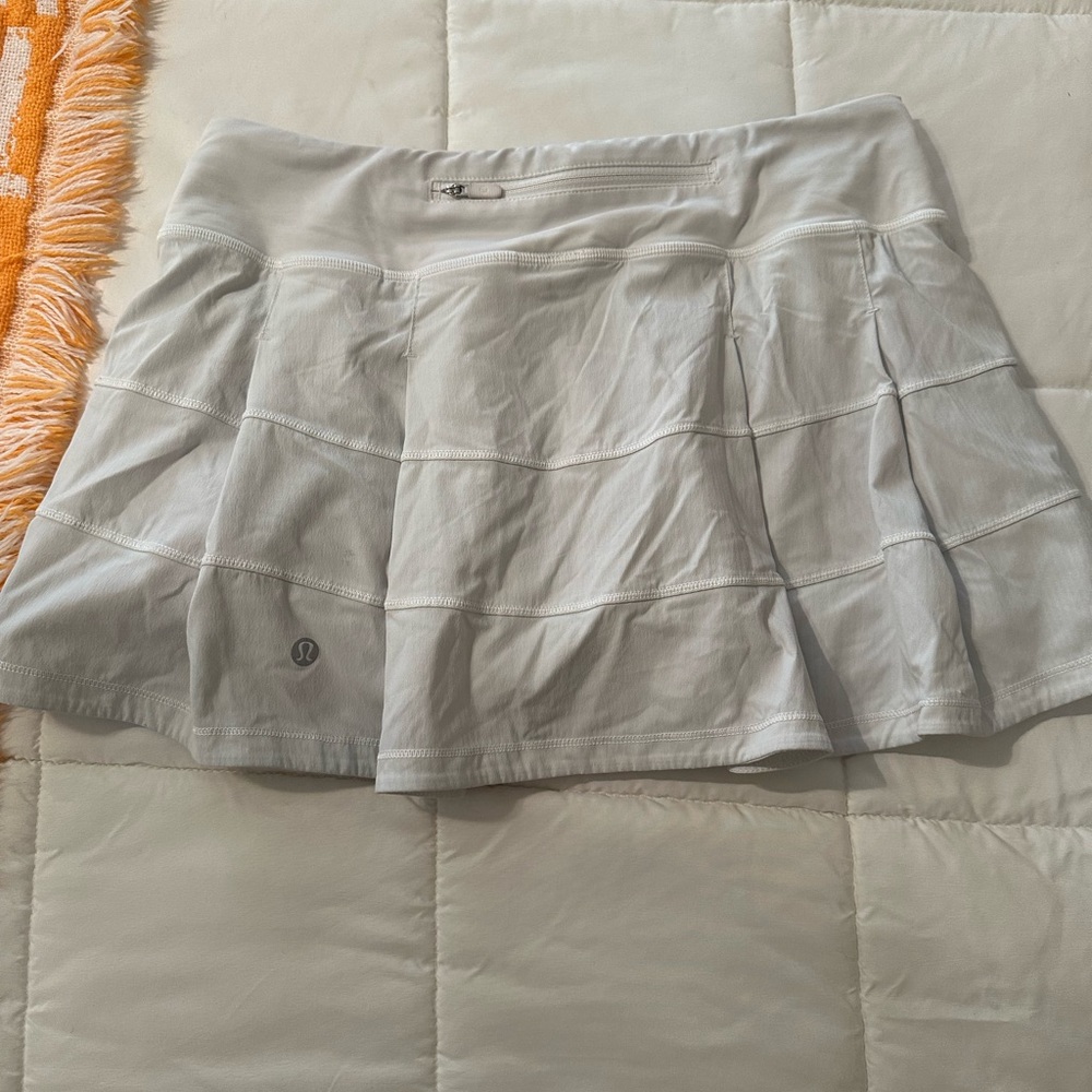 Lululemon white skirt